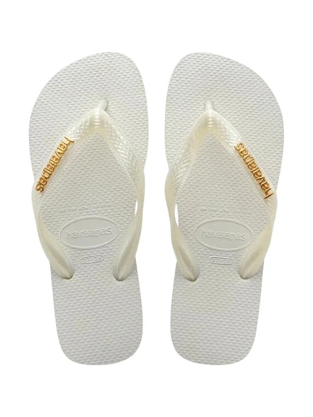 Havaianas   TOP LOGO METALLIC Kadın Beyaz Terlik - 4127244 ürün görseli 1
