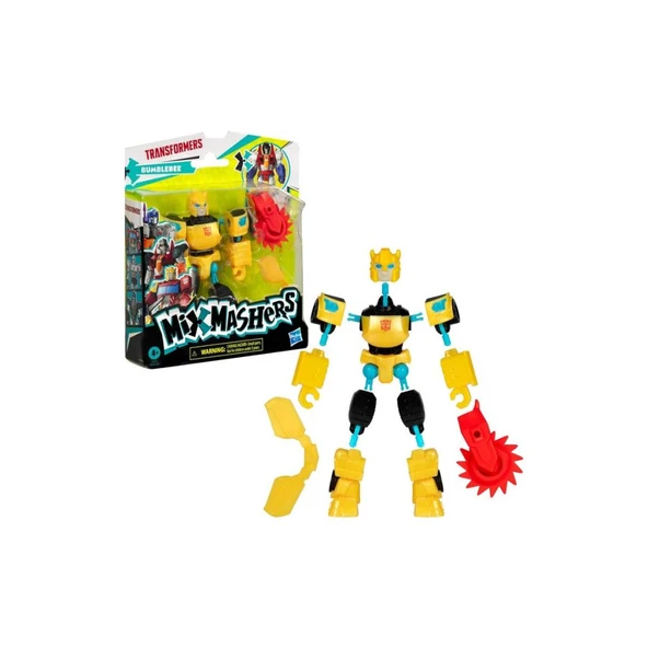 Transformers Mix Mashers Bumblebee Figür – Parçalanabilir ve Karıştırılabilir Robot Oyuncak ürün görseli 1