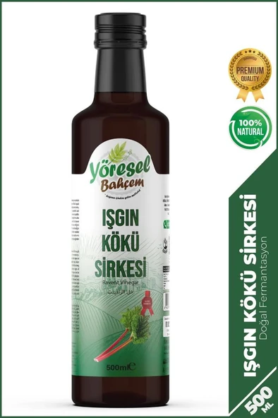 Yöresel Bahçem Işkın Kökü Sirkesi Doğal Fermantasyon (500ml) ürün görseli 1