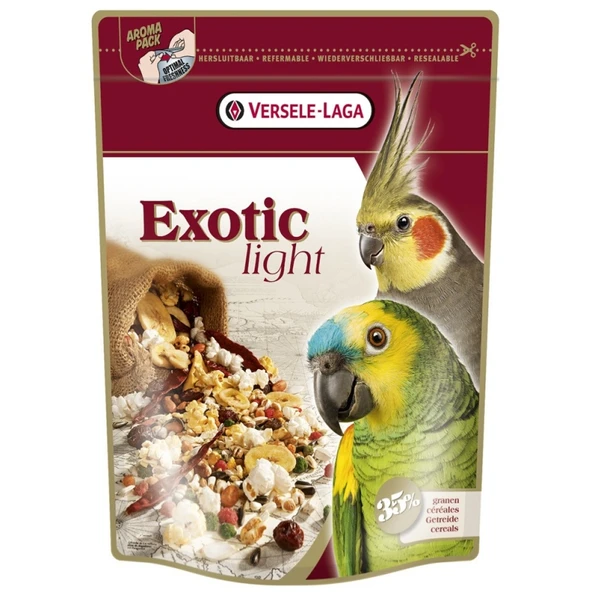 VERSELE-LAGA Exotic Light Meyveli ve Kuruyemişli Paraket ve Papağan Yemi 750gr ürün görseli 1