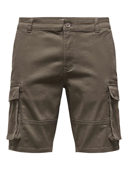 Only & Sons   ONSCAM STAGE CARGO SHORTS 6689 LIFE NOOS Erkek Gray Şort - 22016689 ürün görseli 1