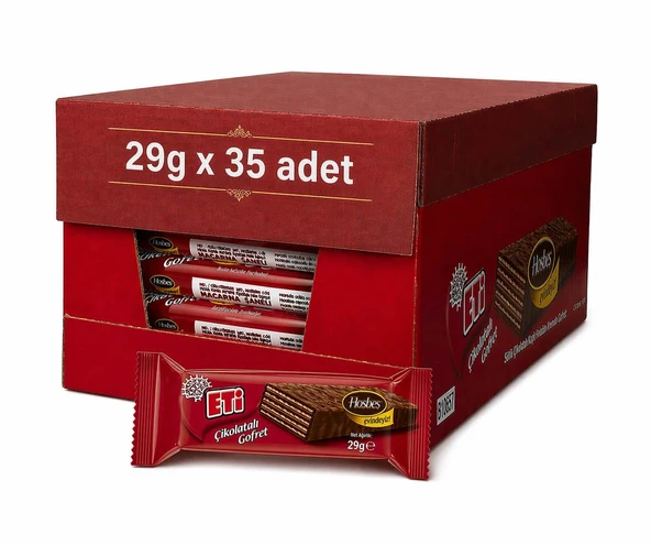 Eti Çikolatalı Gofret 29g 35 Adet ürün görseli 1