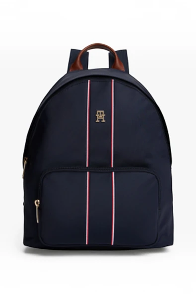 Tommy Hilfiger   POPETTE DOME BACKPAC Kadın Mavi Çanta - AW0AW17651 ürün görseli 1