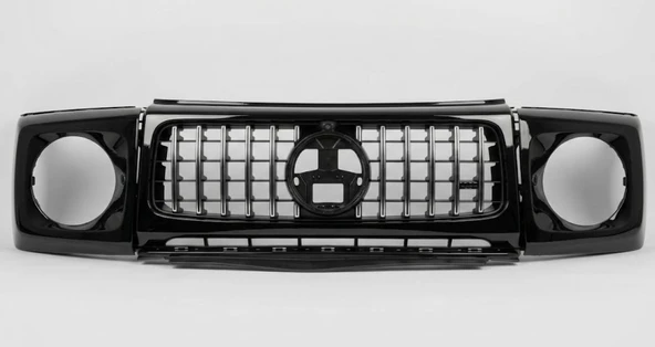 MERCEDES G SERİSİ W465 GTR UYUMLU PANJUR + FAR ÇERÇEVELERİ 2025-2026 ürün görseli 1
