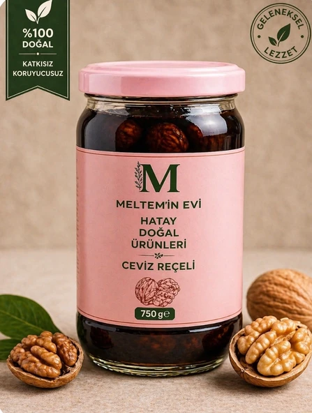 Meltemin Evi Geleneksel Ceviz Reçeli 750 Gr ürün görseli 1