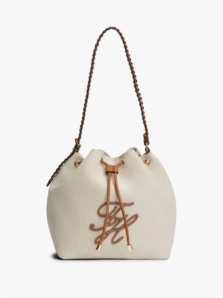 Tommy Hilfiger   TH ELEV SUMMER BUCKE Kadın Bej Çanta - AW0AW18631 ürün görseli 1
