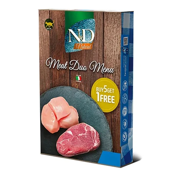N&D Natural Tavuklu Kuzulu Kedi Konservesi 70 Gr 6 Al 5 Öde ürün görseli 1