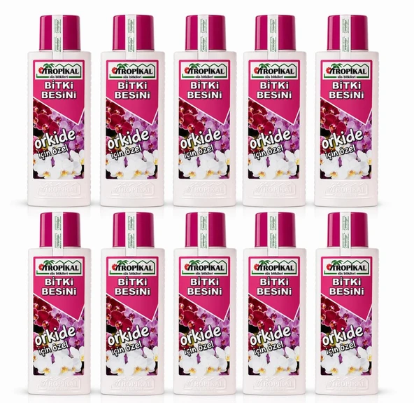 Omnipazar OZN-Tropikal Özel Sıvı Orkide Bitki Besini 10 x 225 ml ürün görseli 1