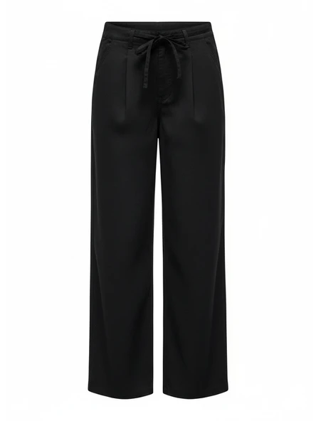 Only   ONLGIANNA ARIS MW WIDE PANTS WVN CC Kadın Siyah Pantolon - 15364137 ürün görseli 1