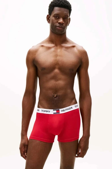 Tommy Hilfiger   3P TRUNK Erkek Kırmızı Boxer - UM0UM03835 ürün görseli 1