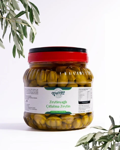 Kb Köyceğiz Yöresel Ekincik Çıtlatma Zeytin 1400 G ürün görseli 1