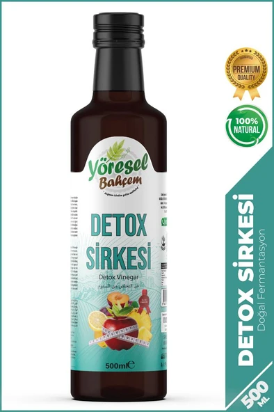 Yöresel Bahçem Detox Sirkesi Doğal Fermantasyon 500 ml ürün görseli 1