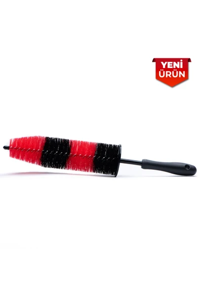 Jant Temizleme Fırçası Kırmızı Siyah - 1117 ürün görseli 1