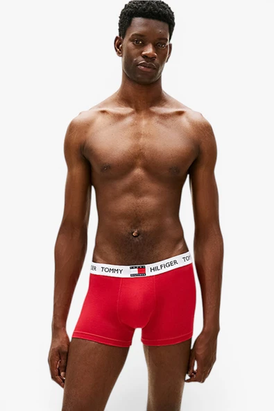 Tommy Hilfiger   3P TRUNK Erkek Kırmızı Boxer - UM0UM03835 ürün görseli 1