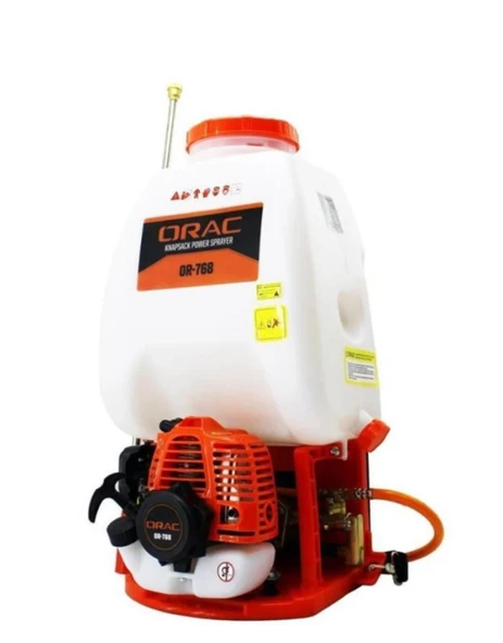 Orac Turbo 768 Benzinli Püskürtme Makinası 25L Beyaz Renkli ürün görseli 1