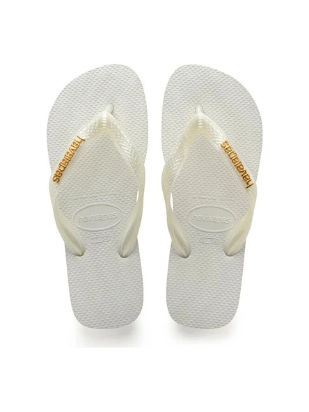 Havaianas   TOP LOGO METALLIC Kadın Beyaz Terlik - 4127244 ürün görseli 1