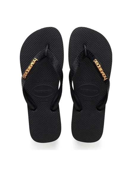 Havaianas   TOP LOGO METALLIC Kadın Siyah Terlik - 4127244 ürün görseli 1