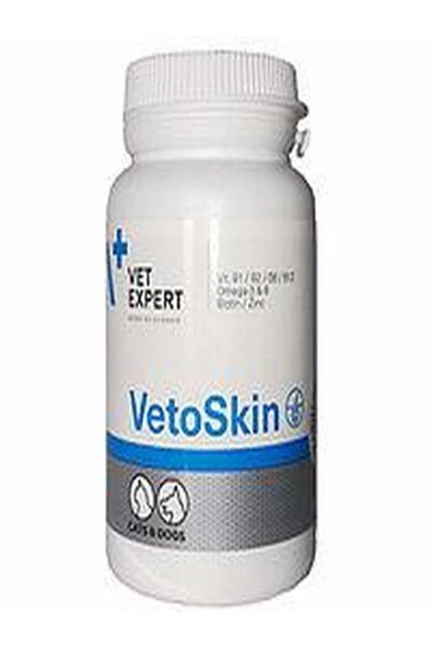 vet expert Vetexpert Vetoskin 90 Kapsül Köpek & Kedi Tüy Ve Deri Vitamin ürün görseli 1
