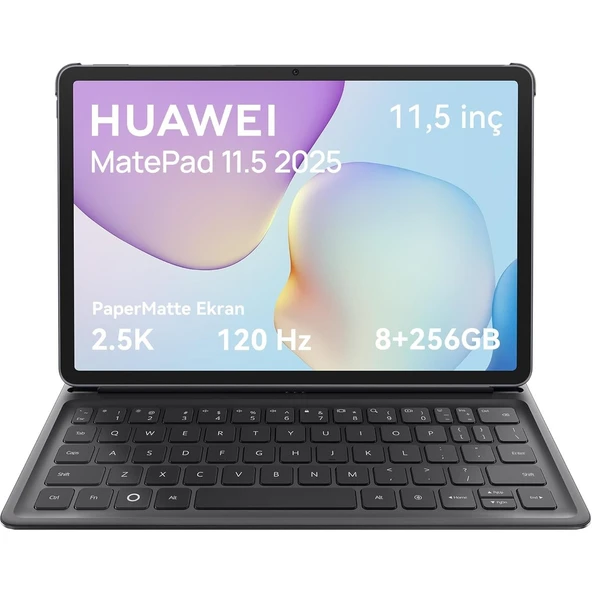 Huawei Yeni (2025) MatePad 11.5" PaperMatte 8GB 256GB Tablet + Klavye - Uzay Grisi ürün görseli 1