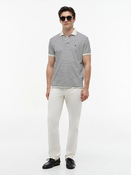 LIQUID COTTON REG SEASONAL POLO Erkek Beyaz Polo - MW0MW39994 ürün görseli 1