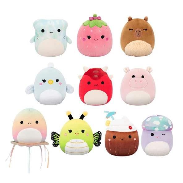 Squishmallows 10'lu Koleksiyon Paketi 13 cm CR07839 ürün görseli 1
