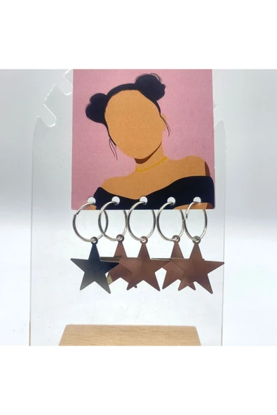 oldskoolbutik Yıldız Çoklu Toka 2 - Resim 2