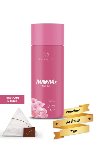 FARMİO MOM’S TEA – Anne Çayı – 12 Poşet – Emziren ve Gebe Anne Çayı ürün görseli 1
