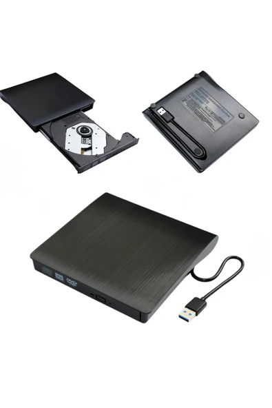 MultiZone Harici USB 3.0 DVD RW Sürücü Tak Çalıştır Film Oyun Müzik Yazma Okuma Windows Mac ürün görseli 1