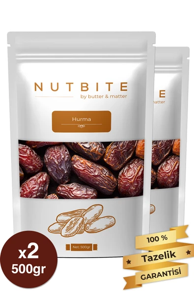 NUTBITE Premium Jumbo Medjoul Hurma 1kg - Taptaze Yeni Mahsül ürün görseli 1
