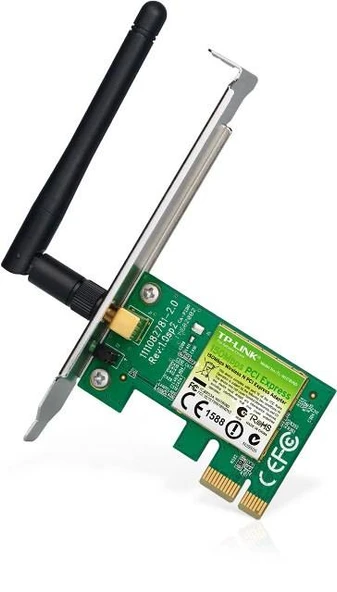 TP-LINK TL-WN781ND 150Mbps KABLOSUZ PCI EXP KART ürün görseli 1