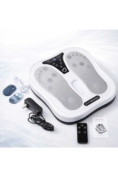 MultiZone Elektrikli Ayak Masaj Cihazı Aleti Kumandalı Akupunktur Etkili Bacak Rahatlatıcı Terapi ürün görseli 1
