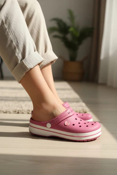 Enoch Günlük Pembe Unisex Sabo Doktor Hemşire Hastane Ve Ev Terliği ürün görseli 1