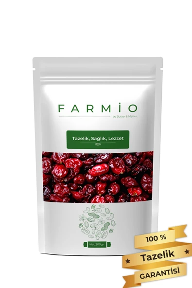 NUTBITE Premium Turna Yemişi 200gr - Cranberry - Çekirdeksiz Tane - Taptaze Yeni Mahsül ürün görseli 1