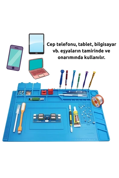 MultiZone Best S-160 S160 PROFESYONEL MANYETİK SİLİKON TAMİR PEDİ ürün görseli 1