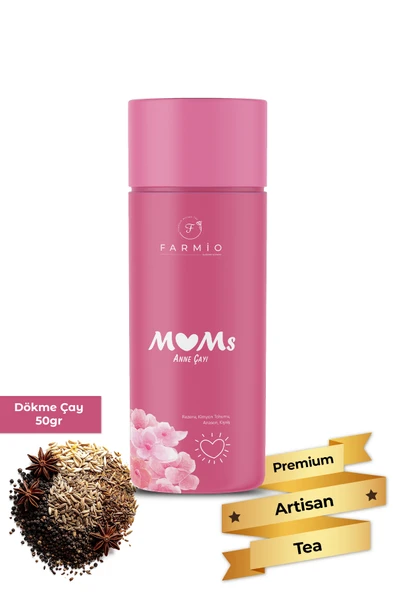 FARMİO MOM’S TEA – Anne Çayı – 50gr – Emziren ve Gebe Anne Çayı ürün görseli 1