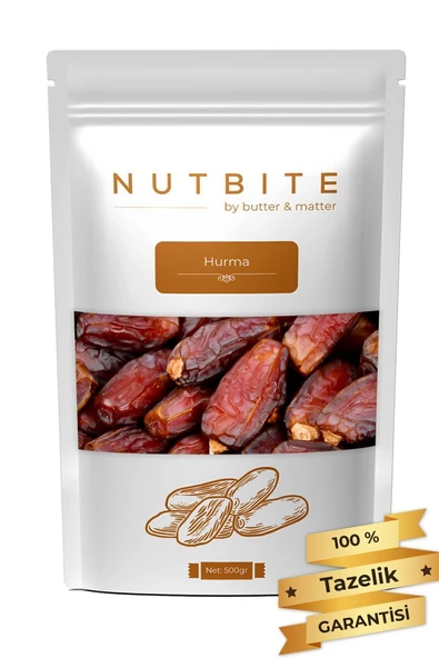 NUTBITE Medine Mebrum Hurması 500gr - Deluxe Jumbo Boy - Taptaze Yeni Mahsül ürün görseli 1