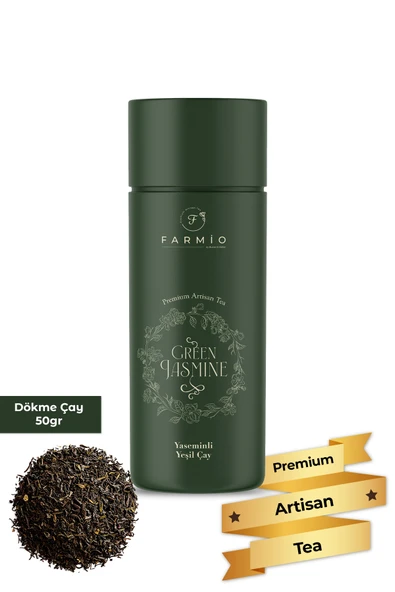 FARMİO GREEN JASMINE – Yaseminli Yeşil Çay – 50gr ürün görseli 1