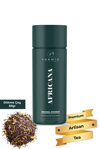 FARMİO AFRICANA – Orijinal Roybos Çayı – 50gr – Portakal ve Vanilyalı ürün görseli 1