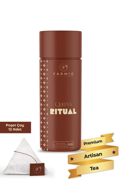 FARMİO QUEEN’S RITUAL – 12 Poşet - Japon Sencha Harmanı – Meyvemsi Deneyim ürün görseli 1