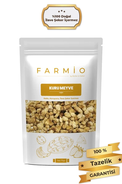 FARMİO Premium Dut Kurusu – 70gr – Doğal Kurutulmuş ürün görseli 1