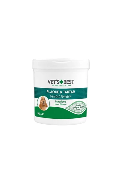 Vet's Best Köpekler İçin Plak Ve Tartar Önleyici Ağız Bakım Tozu 90 Gr ürün görseli 1