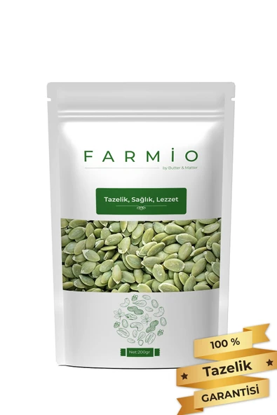 NUTBITE Çiğ Kabak Çekirdeği İçi 200gr - Taptaze Yeni Mahsül - Çiğ & Tuzsuz - Gurme Serisi ürün görseli 1