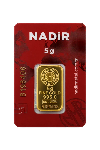 Nadir Gold 24 Ayar 5 Gram Külçe Altın (1 Adet 5 Gram Külçe Altın ) ürün görseli 1