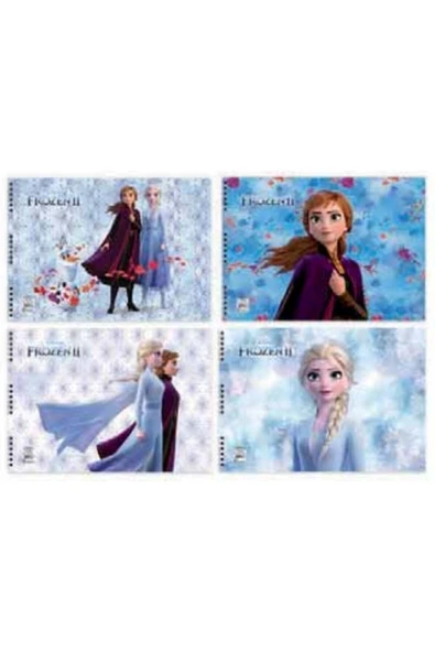Frozen Iı 25x35 Cm Spiralli Resim Defteri 15 Yaprak ürün görseli 1