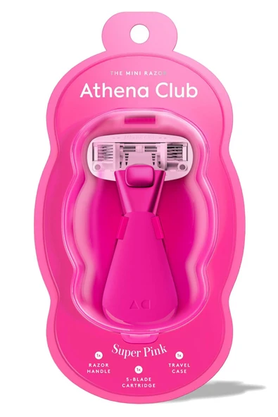 Athena Club Super Pink Mini Seyahat Boy Kadın Tıraş Bıçağı ürün görseli 1