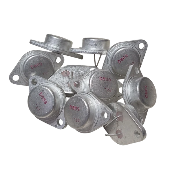 10 Adet 2SD869 TO-3 3.5A 1500V 50W NPN Transistör (Sanyo Japon Üretimi) ürün görseli 1
