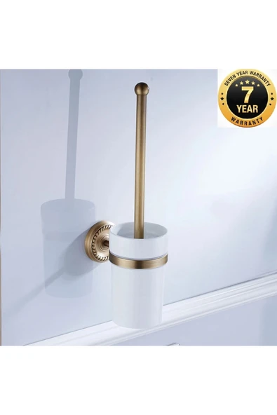 Banyo Tuvalet Antik Askılı Tuvalet Fırçası Yeni Model Prinç 7 Yıl Garantili İthal ürün görseli 1