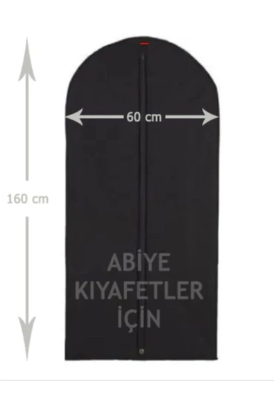 Askıcı Abiye Elbise Kılıfı Ekstra Kalın (160x60) 2 Adet ürün görseli 1