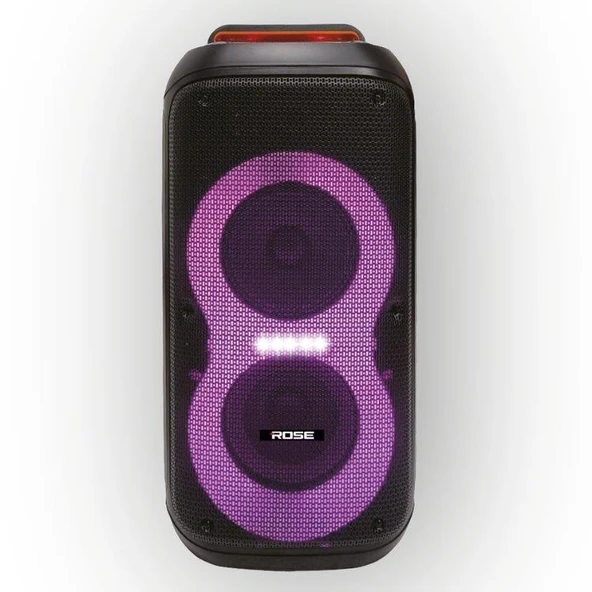 Rose HP-2150 Partybox Kablosuz El Mikrofonlu Sarjlı Bluetooth Dual 6.5” Hoparlör ürün görseli 1