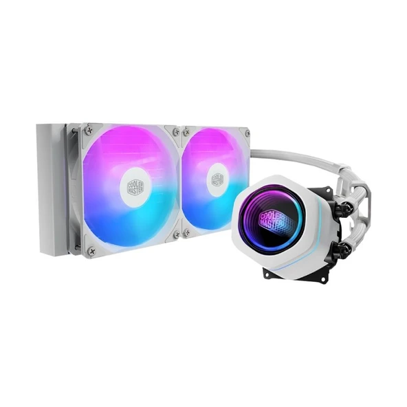 Cooler Master Masterliquid Core Nex 240 Argb MLX-D24M-A18PA-RW 240MM Beyaz Işlemci Sıvı Soğutucu ürün görseli 1
